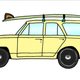 Image for article titled Surfboards And Cars Illustrated: The Ultimate Mid-Winter Summer Car Fantasy